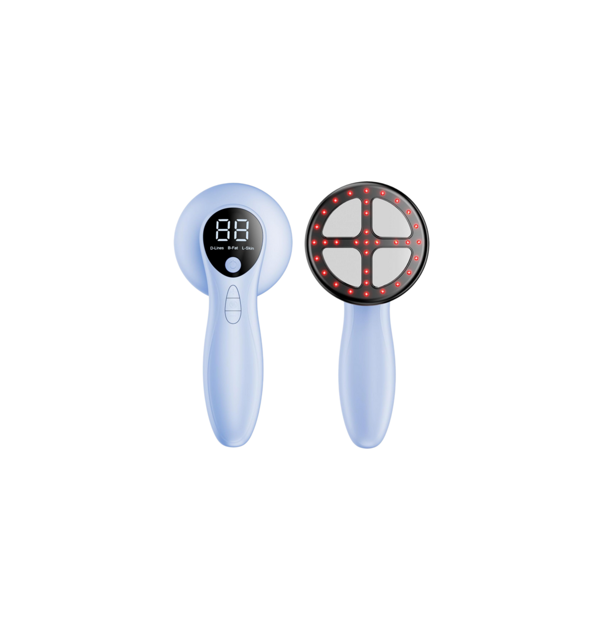 Oranmagic Slimming Massager, Anti-Cellulite Hand Massager with 4 Massage Heads