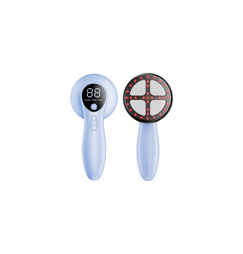Oranmagic Slimming Massager, Anti-Cellulite Hand Massager with 4 Massage Heads