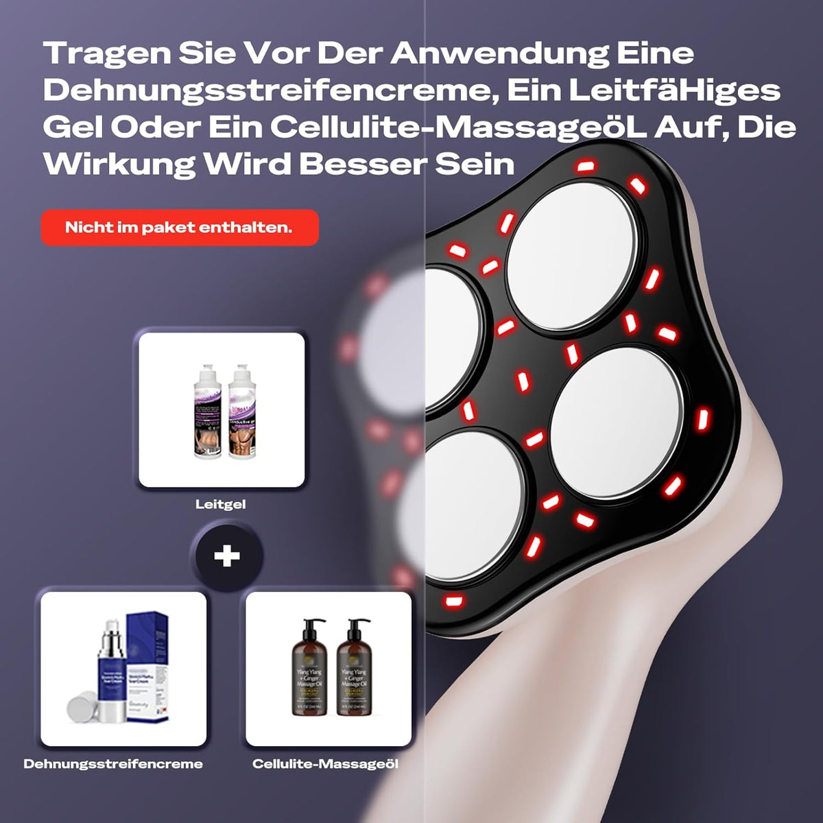 Oranmagic Slimming Massager, Fat and Edema Massager, Anti-Cellulite Massager