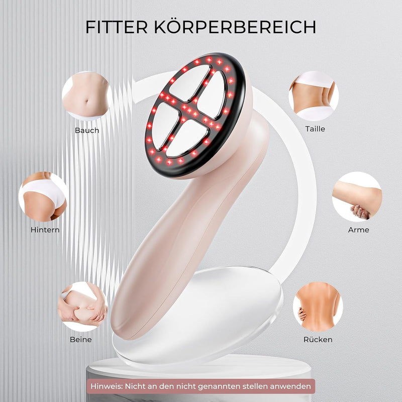 Oranmagic Massager / Anti-Cellulite Hand Massager with 4 Massage Heads